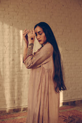 Grey Phool Kurta Set