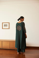 Green Shashi Kurta Set