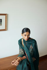 Green Shashi Kurta Set