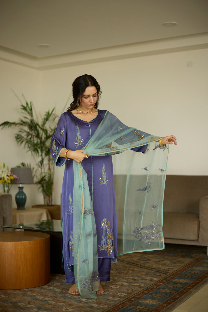 Blue Chhaaya Dupatta