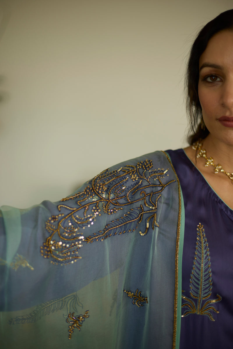 Blue Chhaaya Dupatta