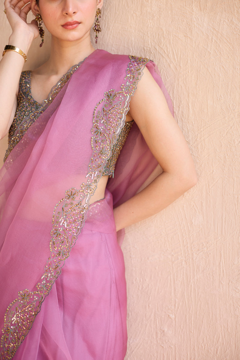 Purple Nidhi saree