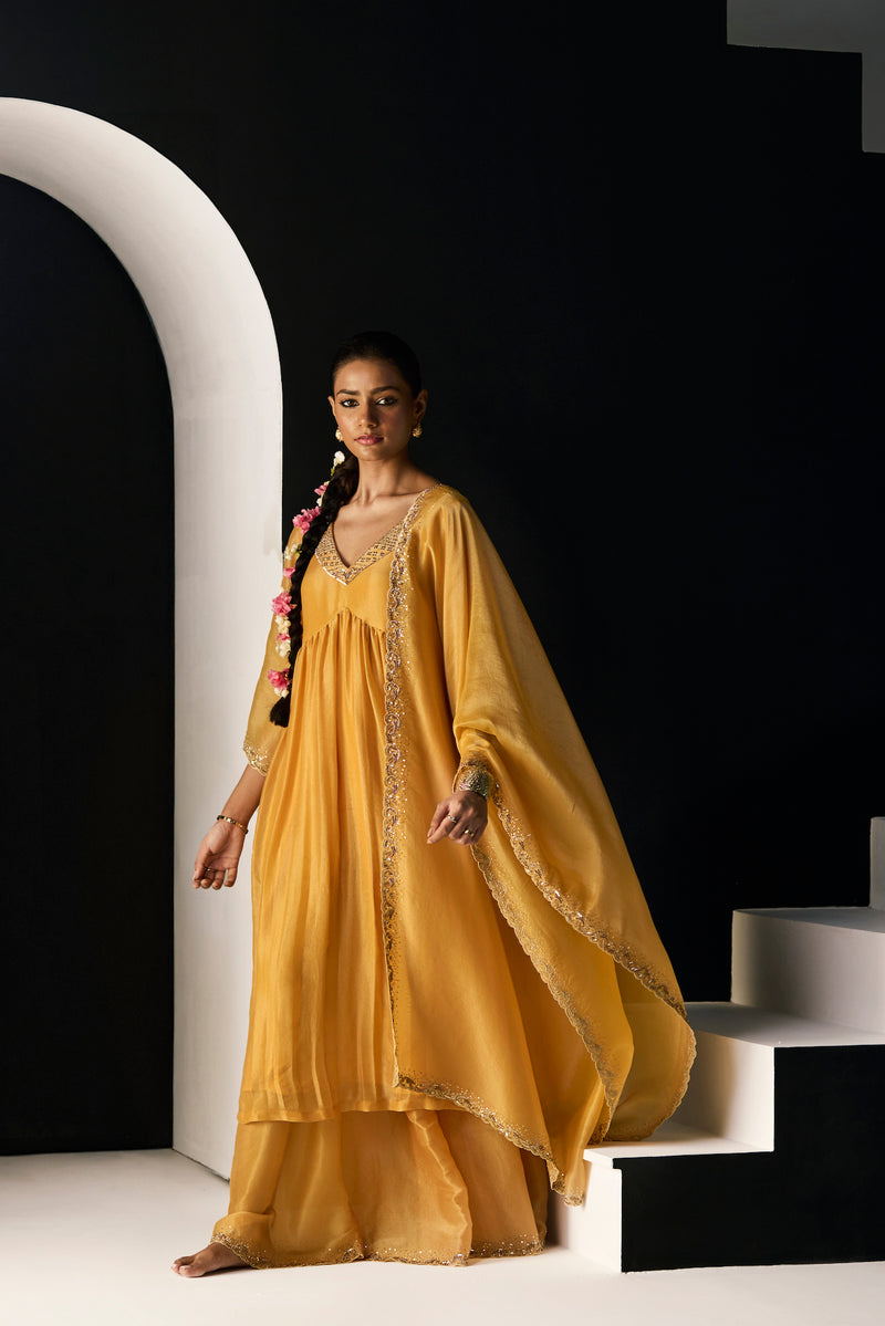 Yellow Rehmat Lehenga set