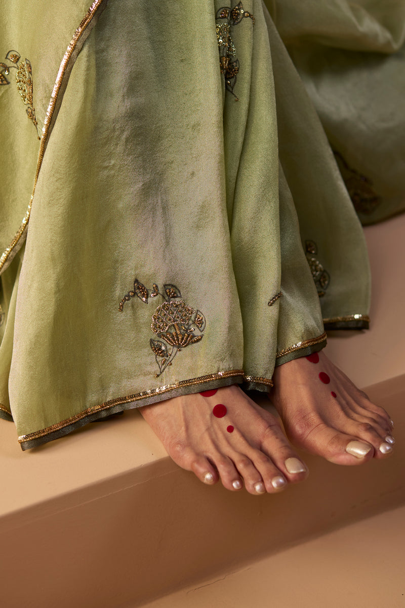 Green Iqra Saree