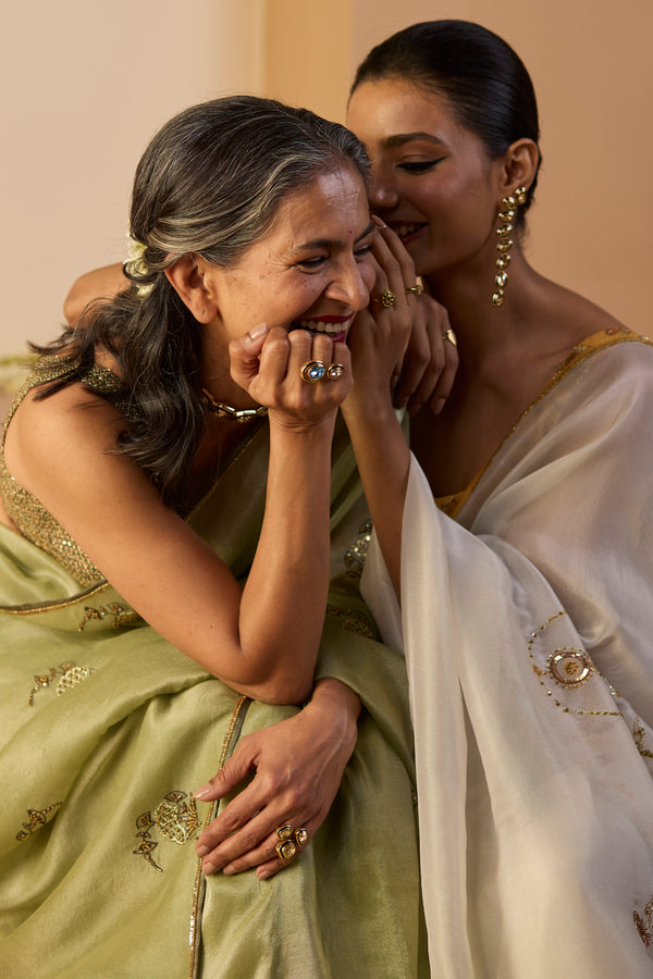 Green Iqra Saree