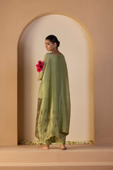 Green Zehra Kaftan set