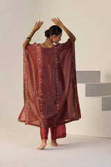 Rust Rana Kaftan set