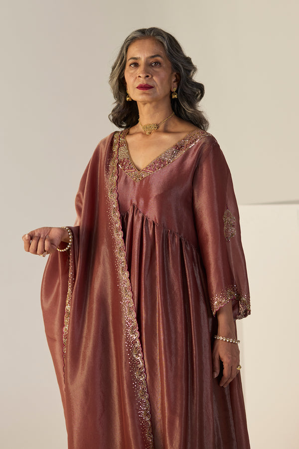 Rust Rehmat Lehenga set