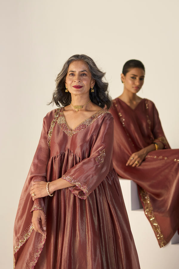 Rust Rehmat Lehenga set