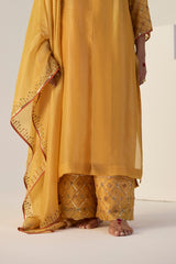 Yellow Badla Suit