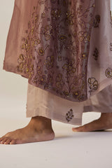 Purple Zehra Kaftan set