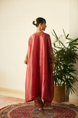 Red Rubaab Kaftan set