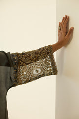 Grey Rubaab Kaftan set