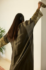 Grey Rubaab Kaftan set