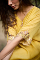 Yellow Sabr kaftan