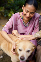 Purple Lishak kaftan