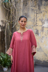 Pink Mehrab kurta set