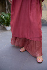 Pink Mehrab kurta set