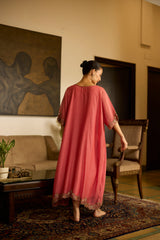 Pink Sabr kaftan