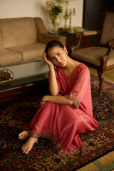 Pink Sabr kaftan