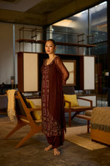 Brown Rawani set