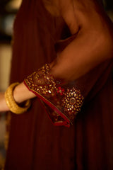 Brown Rawani set