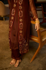 Brown Rawani set