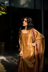 Mustard Dhara suit