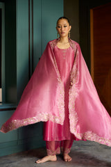 Pink Dhara suit