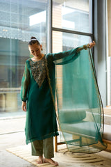 Green Sukhaali suit
