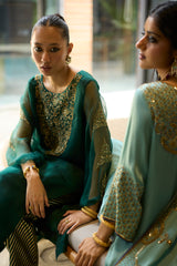 Green Sukhaali suit