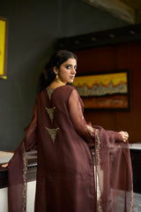 Brown Sukhali suit