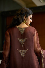 Brown Sukhali suit
