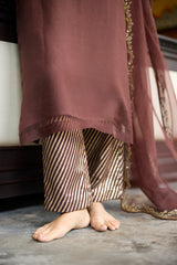 Brown Sukhali suit