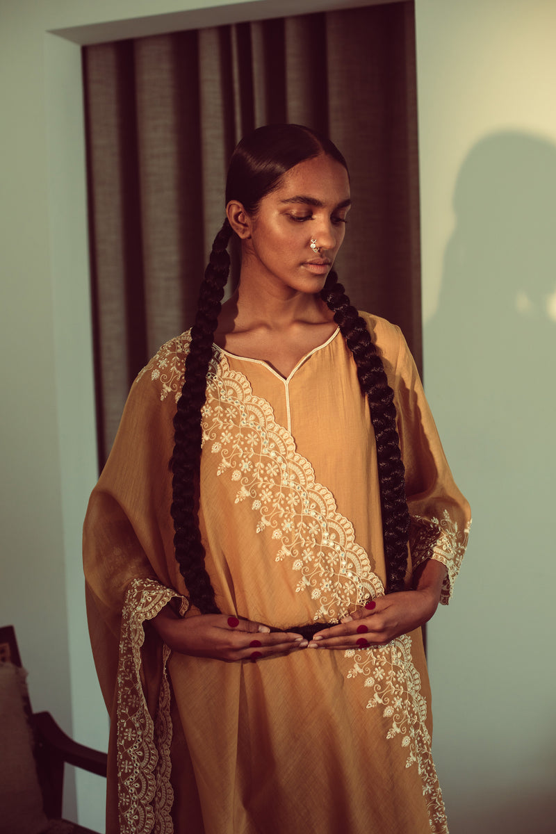 Mustard Chandni Dupatta