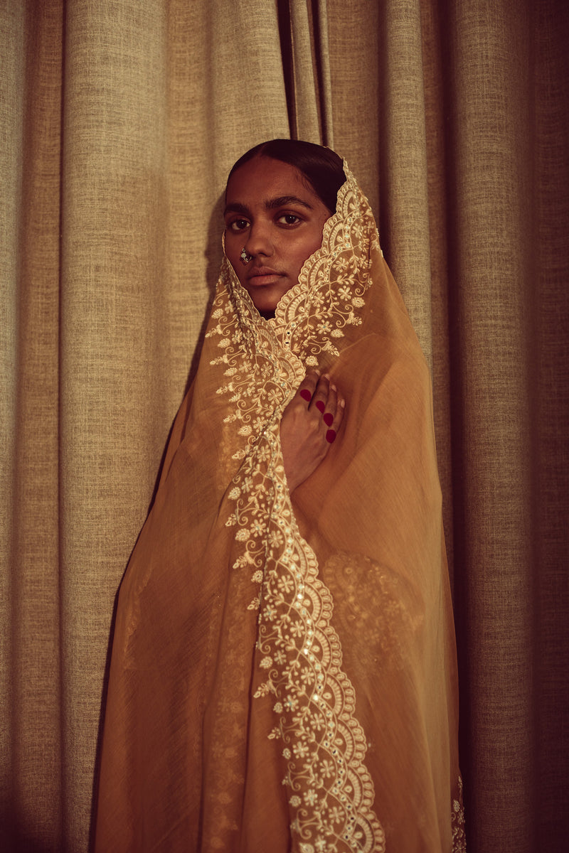 Mustard Chandni Dupatta