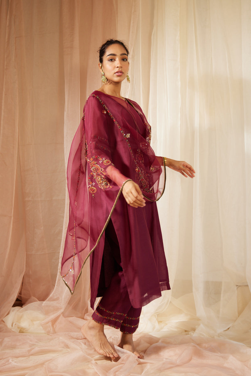 Purple Dhuleti Stole