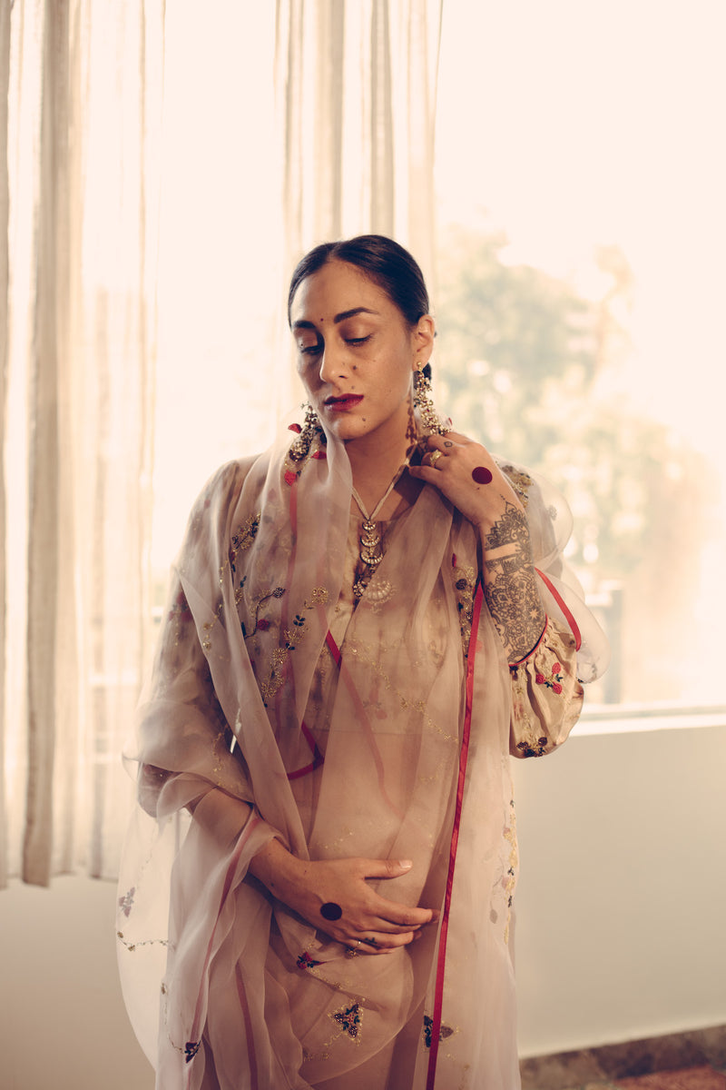Grey Ranjeet Saree