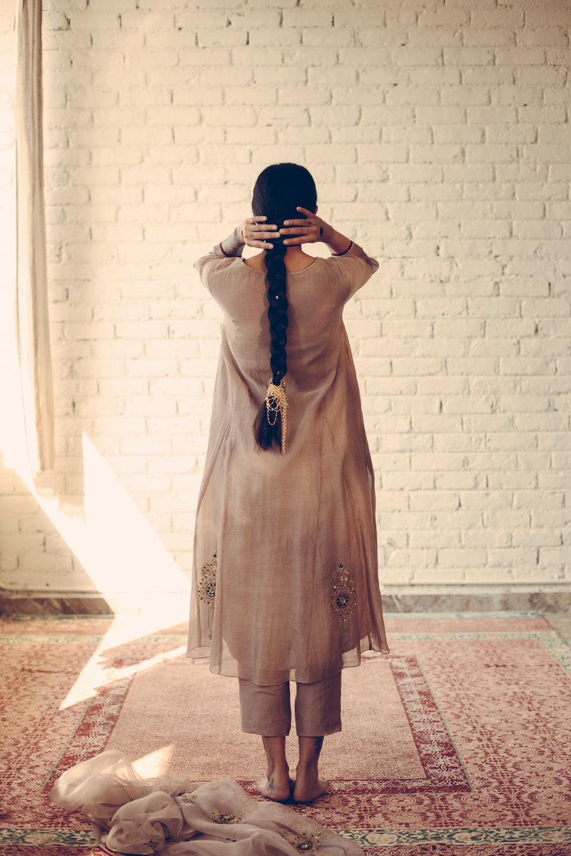 Grey Nayantara Kurta Set